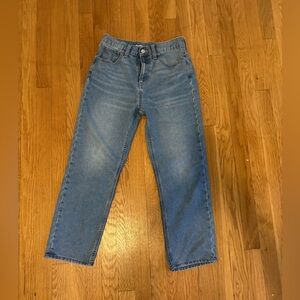 Old Navy Girls Slouchy Straight Blue Jeans